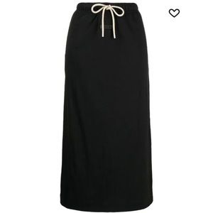 Fear of God Essentials drawerstring midi skirt black size M